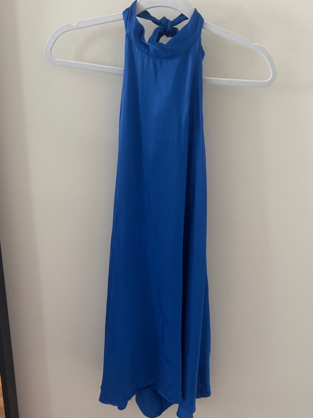Zara Satin Halter Dress